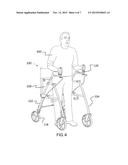 AMBULATORY WALKER WITH SEAT diagram and image