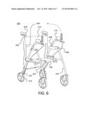 AMBULATORY WALKER WITH SEAT diagram and image