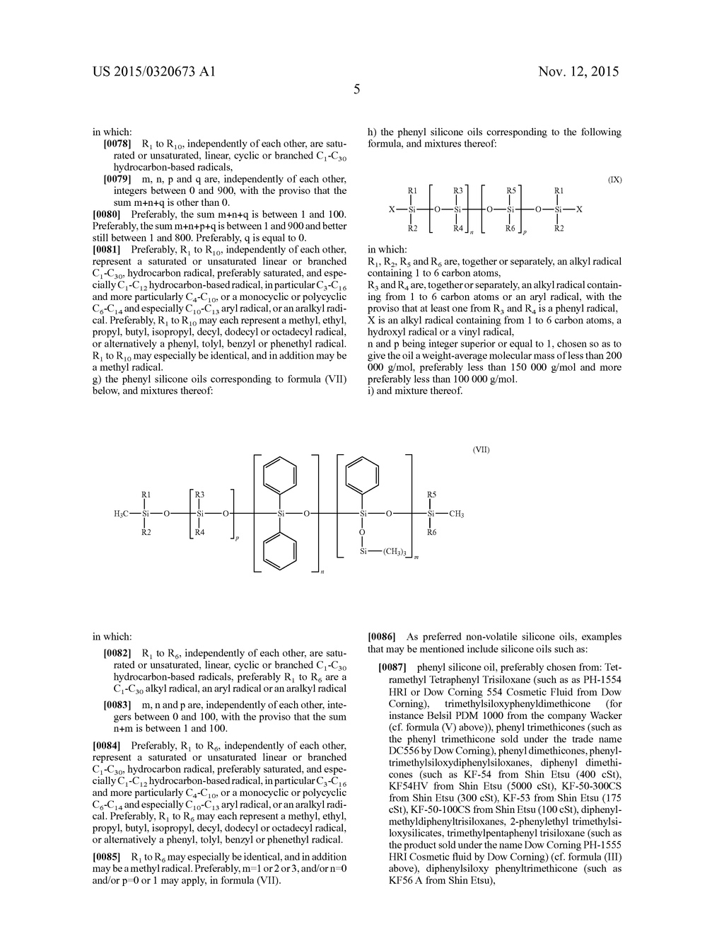 COSMETIC SOLID COMPOSITION COMPRISING A NON VOLATILE HYDROCARBONATED OIL,     WAXES AND A HIGH CONTENT FROM NON VOLATILE PHENYLATED SILICONE OIL - diagram, schematic, and image 06