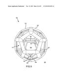 SEGMENTED BALL WITH LIGHTED ELEMENTS diagram and image