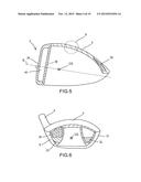 GOLF CLUB WITH MULTI-COMPONENT CONSTRUCTION diagram and image