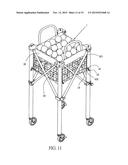 Diminishable and Distensible Ball Net Bag Structure diagram and image