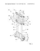 Collapsible Ski Caddy diagram and image