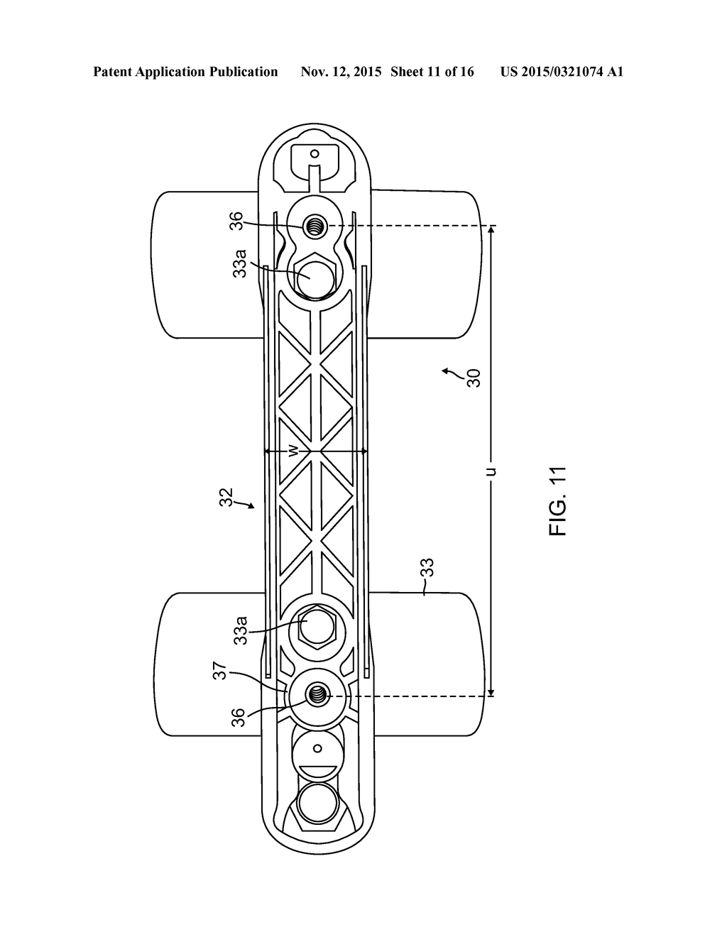 BINDING SYSTEM AND METHOD WITH INTERCHANGEABLE FRAMES HAVING SPORTING     BLADES OR ROLLERS THEREON - diagram, schematic, and image 12