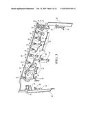 METHOD OF MAKING A LAMINATED TRIM COMPONENT AT A PAIR OF SPACED FIRST AND     SECOND MOLDING STATIONS diagram and image