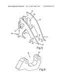 Torque Rod Bracket for Mounting a Torque Rod on a Housing of a Tag Axle diagram and image