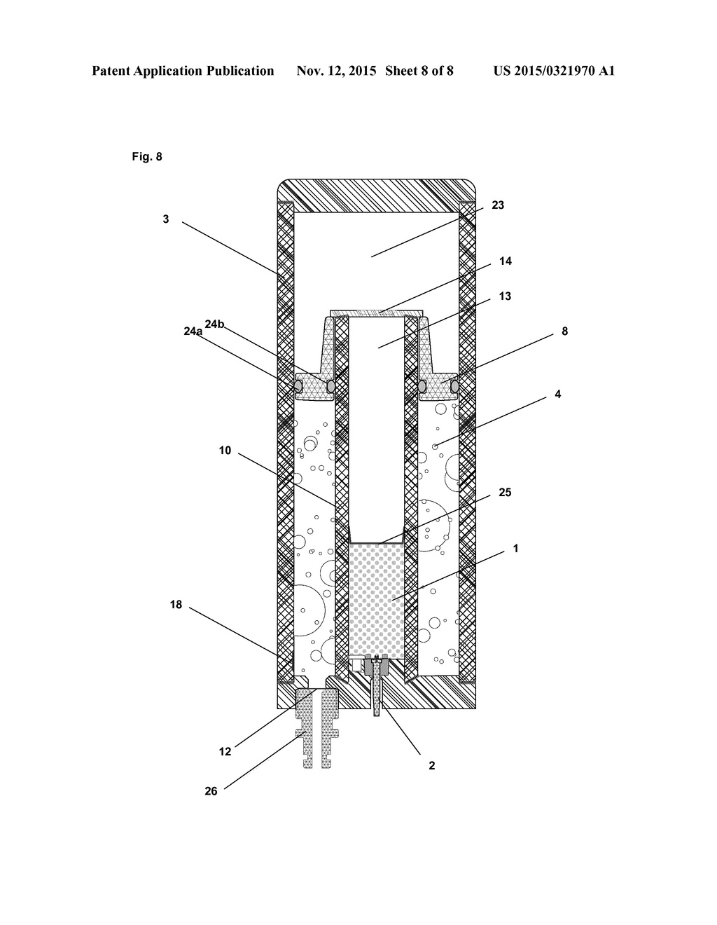 FOG-GENERATING DEVICE COMPRISING A REAGENT AND IGNITION MEANS - diagram, schematic, and image 09