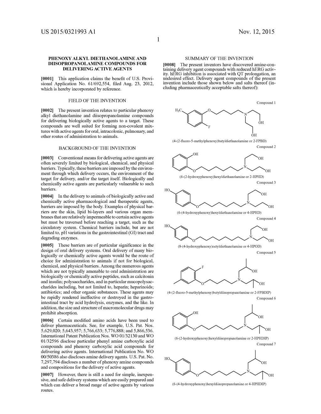 PHENOXY ALKYL DIETHANOLAMINE AND DIISOPROPANOLAMINE COMPOUNDS FOR     DELIVERING ACTIVE AGENTS - diagram, schematic, and image 02