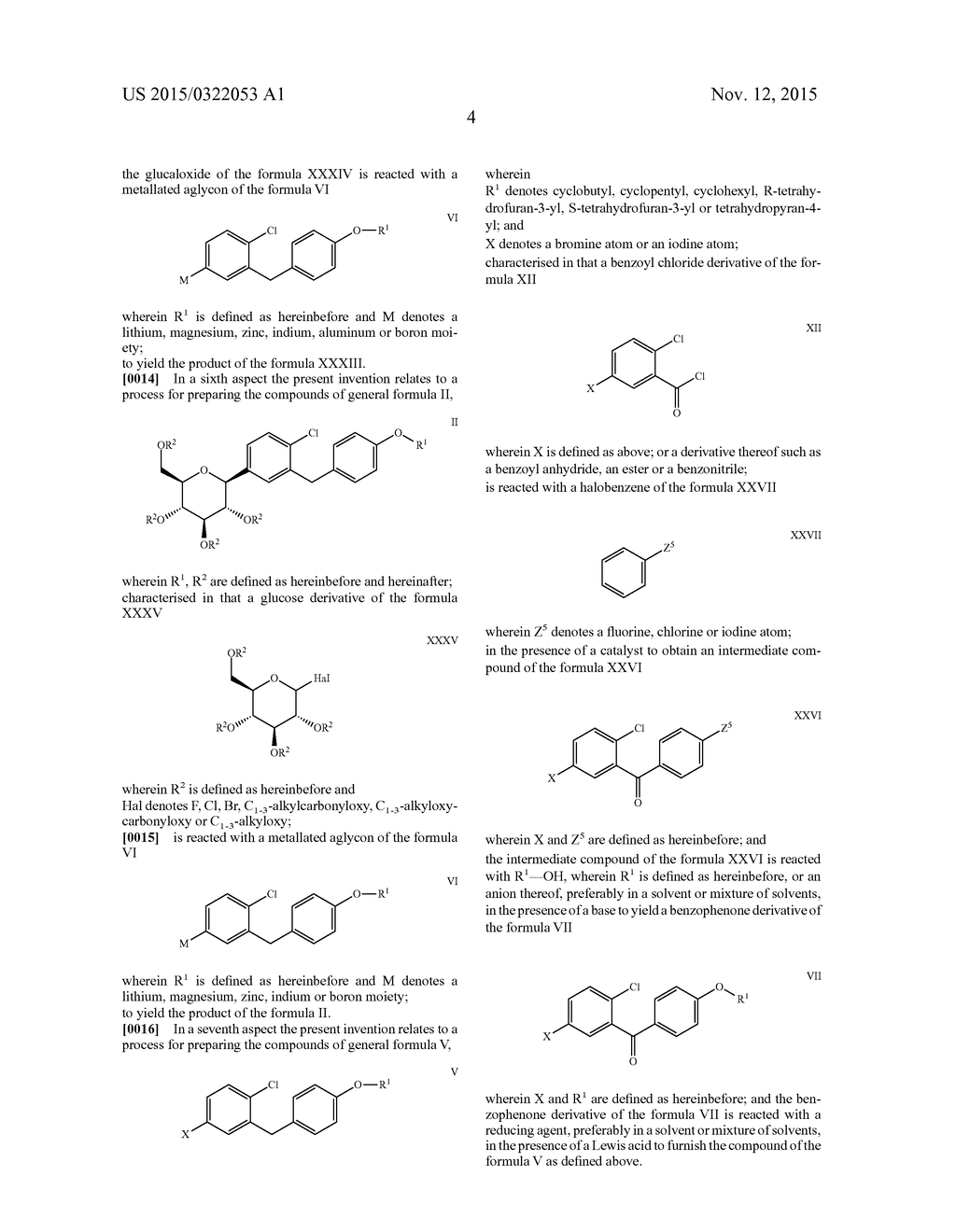 PROCESSES FOR PREPARING OF GLUCOPYRANOSYL-SUBSTITUTED BENZYL-BENZENE     DERIVATIVES AND INTERMEDIATES THEREIN - diagram, schematic, and image 05