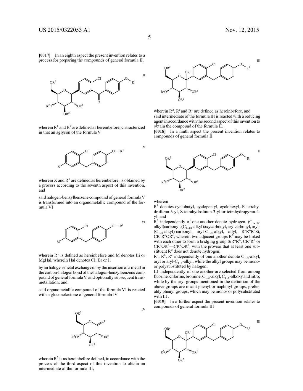 PROCESSES FOR PREPARING OF GLUCOPYRANOSYL-SUBSTITUTED BENZYL-BENZENE     DERIVATIVES AND INTERMEDIATES THEREIN - diagram, schematic, and image 06