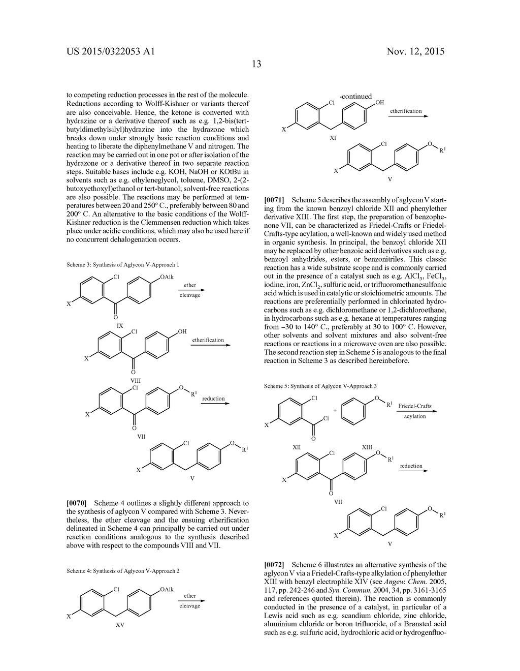PROCESSES FOR PREPARING OF GLUCOPYRANOSYL-SUBSTITUTED BENZYL-BENZENE     DERIVATIVES AND INTERMEDIATES THEREIN - diagram, schematic, and image 14