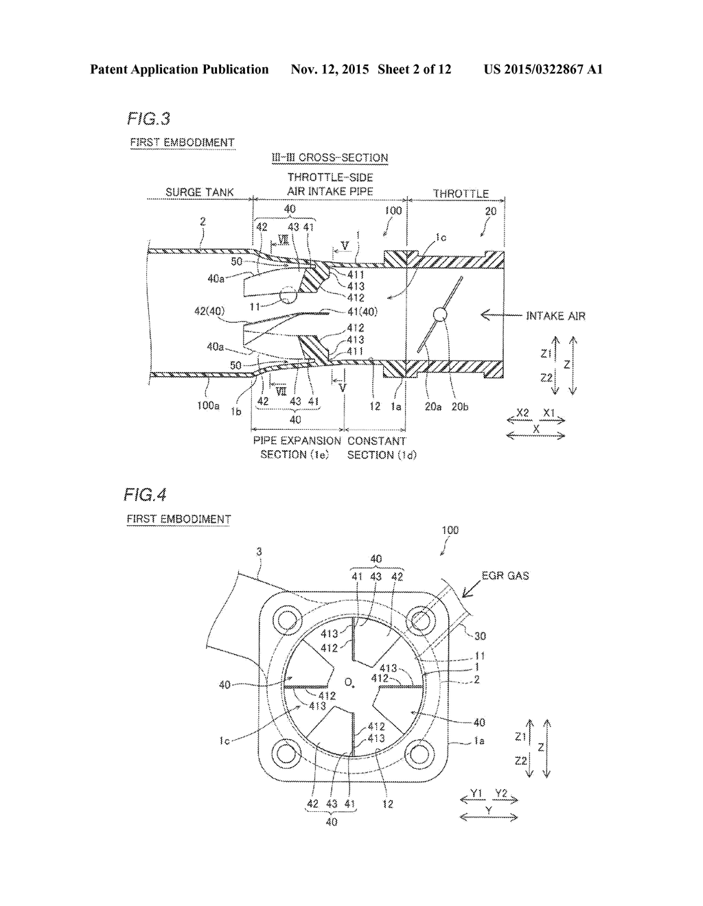 AIR INTAKE APPARATUS FOR INTERNAL COMBUSTION ENGINE - diagram, schematic, and image 03