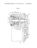 BALL RAMP MECHANISM, LINEAR MOTION ACTUATOR, AND ELECTRIC DISC BRAKE     DEVICE diagram and image