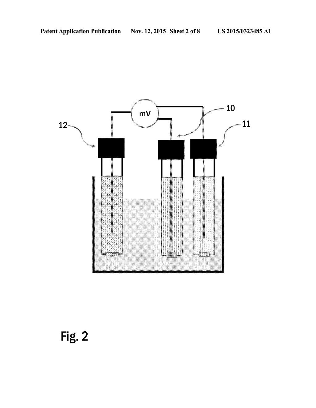 A REFERENCE ELECTRODE AND AN ARRANGEMENT FOR AN ELECTROCHEMICAL     MEASUREMENT - diagram, schematic, and image 03