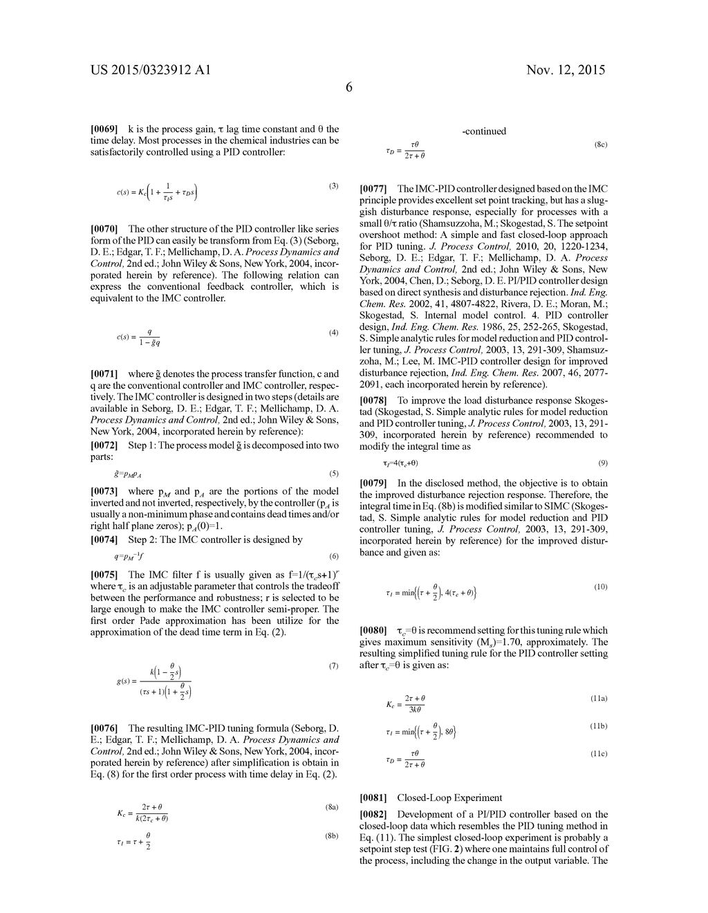 CLOSED LOOP PI/PID CONTROLLER TUNING METHOD FOR STABLE AND INTEGRATING     PROCESS WITH TIME DELAY - diagram, schematic, and image 33