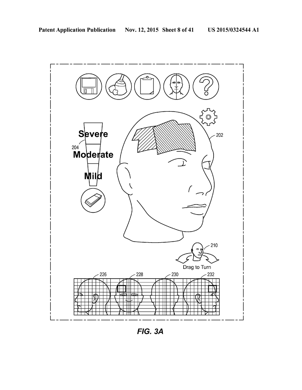 PAIN SURVEYING AND VISUALIZATION IN A HUMAN BODILY REGION - diagram, schematic, and image 09