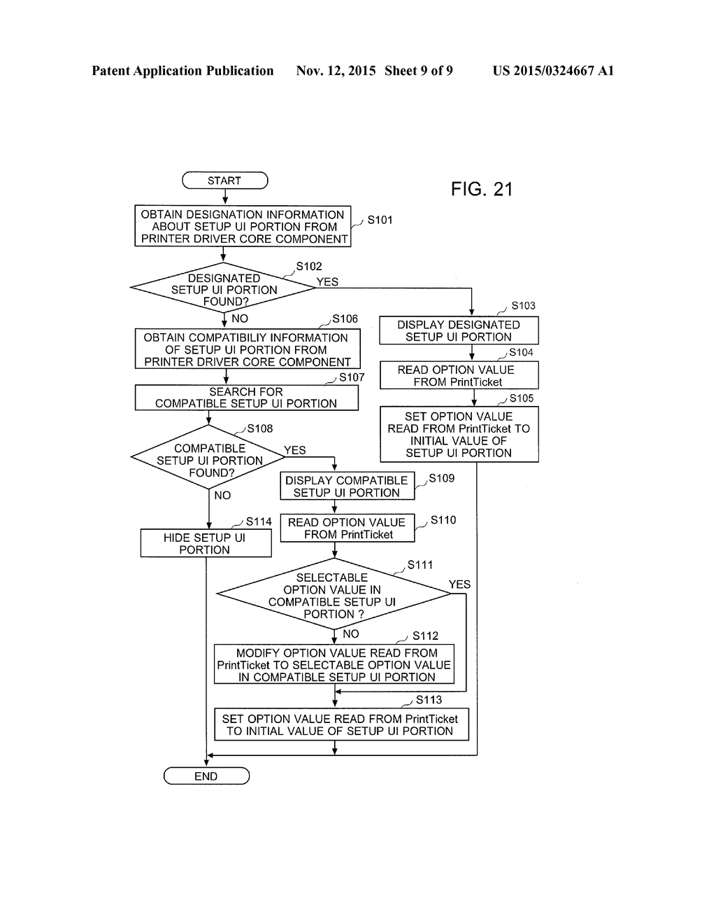 NON-TRANSITORY COMPUTER-READABLE STORAGE MEDIUM, COMPUTING DEVICE, AND     DISPLAY METHOD OF USER INTERFACE OF PRINTER DRIVER - diagram, schematic, and image 10