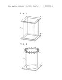 METHOD FOR STORING RADIOCONTAMINATED WASTE MATTER AND CONTAINER THEREFOR diagram and image