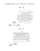 METHODS OF FORMING PATTERNS AND METHODS OF MANUFACTURING SEMICONDUCTOR     DEVICES USING THE SAME diagram and image