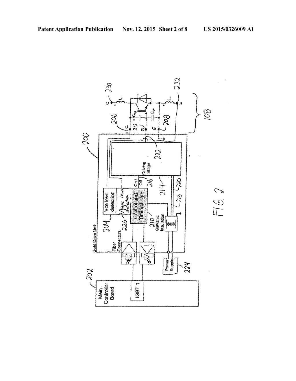 GATE DRIVE UNIT AND METHOD FOR SHORT CIRCUIT PROTECTION FOR A POWER SWITCH - diagram, schematic, and image 03