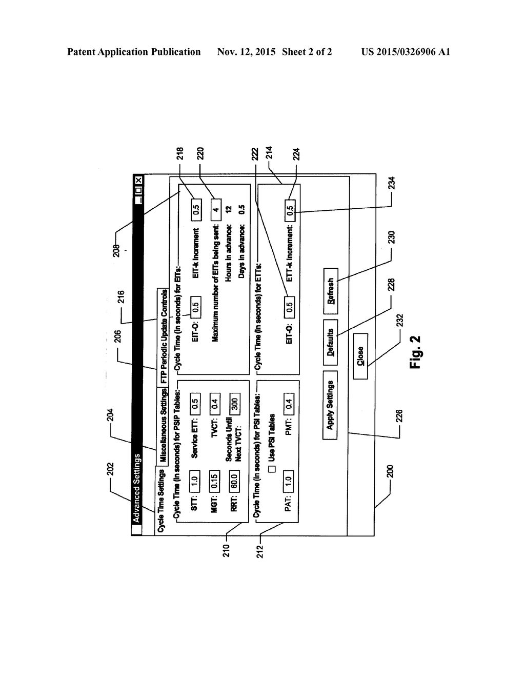 DIFFERENTIATED PSIP TABLE UPDATE INTERVAL TECHNOLOGY - diagram, schematic, and image 03