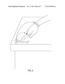 HAND-WORN DEVICE FOR SURFACE GESTURE INPUT diagram and image