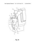 CONNECTION INCLUDING FLANGE IN COOPERATION WITH RESILIENT MEMBER TO ENGAGE     AND DISENGAGE REMOVABLE PRINTED CIRCUIT ASSEMBLY diagram and image