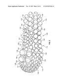 SOLE WITH PROJECTIONS AND ARTICLE OF FOOTWEAR diagram and image