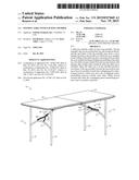FOLDING TABLE WITH LOCKING MEMBER diagram and image