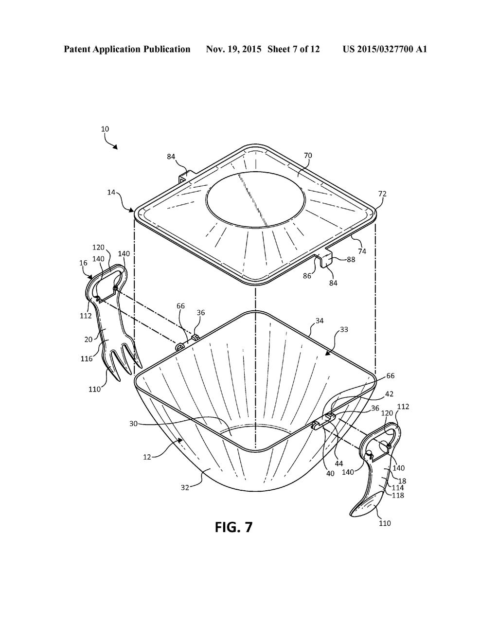 FOOD SERVING AND STORAGE ASSEMBLY - diagram, schematic, and image 08