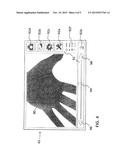 APPARATUS AND METHOD FOR IMAGING VASCULATURE AND SUB-DERMAL STRUCTURES BY     TRANS-ILLUMINATING NIR LIGHT diagram and image