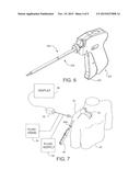 APPARATUS AND METHOD FOR FORMING PILOT HOLES IN BONE AND DELIVERING     FASTENERS THEREIN FOR RETAINING AN IMPLANT diagram and image