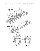 DETACHABLE BUTTRESS MATERIAL RETENTION SYSTEMS FOR USE WITH A SURGICAL     STAPLING DEVICE diagram and image