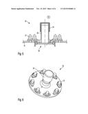 FIRE PROTECTION TROLLEY AND FIRE PROTECTION DEVICE COMPRISING A FIRE     PROTECTION TROLLEY OF THIS TYPE diagram and image