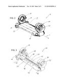 DEVICE FOR GUIDING AT LEAST ONE LINE OF AN ARTICULATED-ARM ROBOT, AND     ARTICULATED ARM ROBOT diagram and image