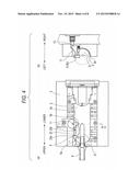 MOLD FOR CONTAINER WITH HANDLE, METHOD FOR MANUFACTURING CONTAINER WITH     HANDLE, AND CONTAINER WITH HANDLE diagram and image