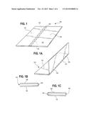 COMPOSITE STRUCTURE WITH A FLEXIBLE SECTION FORMING A HINGE diagram and image