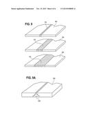 COMPOSITE STRUCTURE WITH A FLEXIBLE SECTION FORMING A HINGE diagram and image