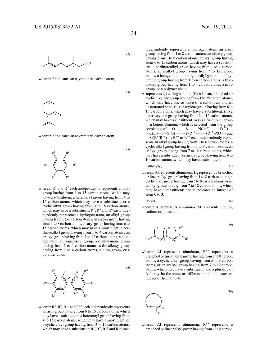 METHOD FOR PRODUCING OPTICALLY ACTIVE ISOPULEGOL AND OPTICALLY ACTIVE     MENTHOL - diagram, schematic, and image 39