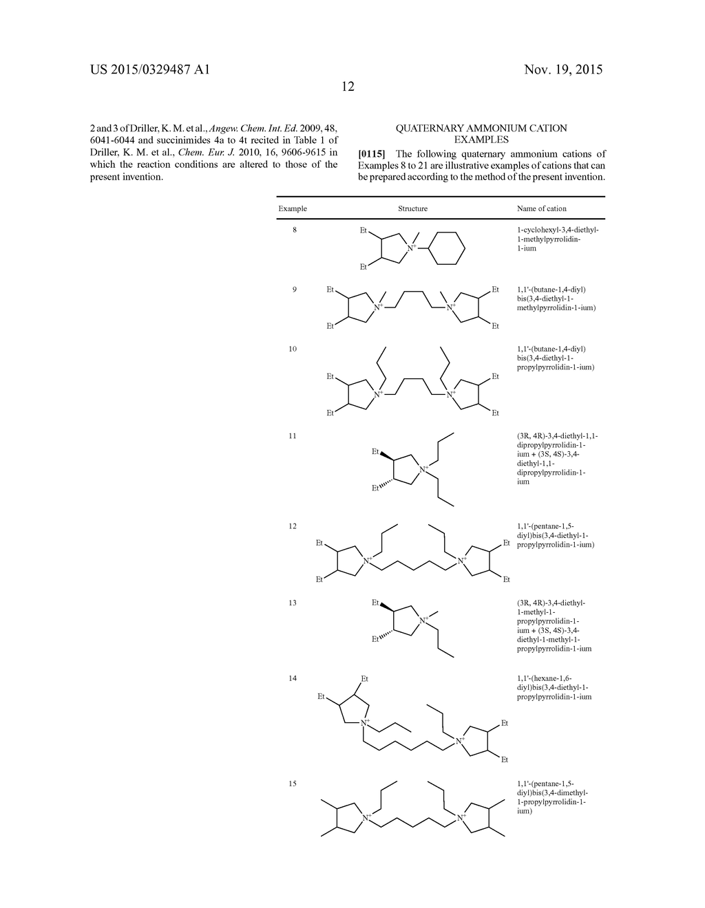 Improved Synthesis Of Succinimides And Quaternary Ammonium Ions For Use In     Making Molecular Sieves - diagram, schematic, and image 13