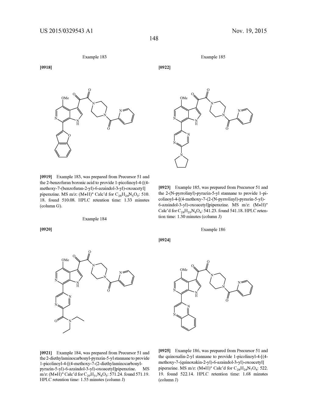 PRODRUGS OF SUBSTITUTED AZAINDOLEOXOACETIC PIPERAZINE DERIVATIVES - diagram, schematic, and image 149