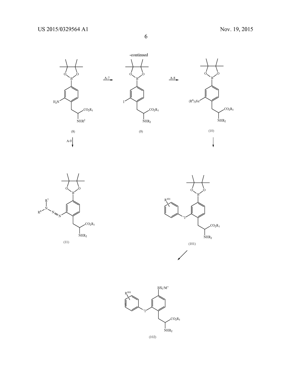 CHIRAL 4-BORONOPHENYLALANINE (BPA) DERIVATIVE AND METHOD FOR PRODUCING     SAME, AND METHOD FOR PRODUCING 18F-LABELED BPA USING SAID DERIVATIVE - diagram, schematic, and image 07