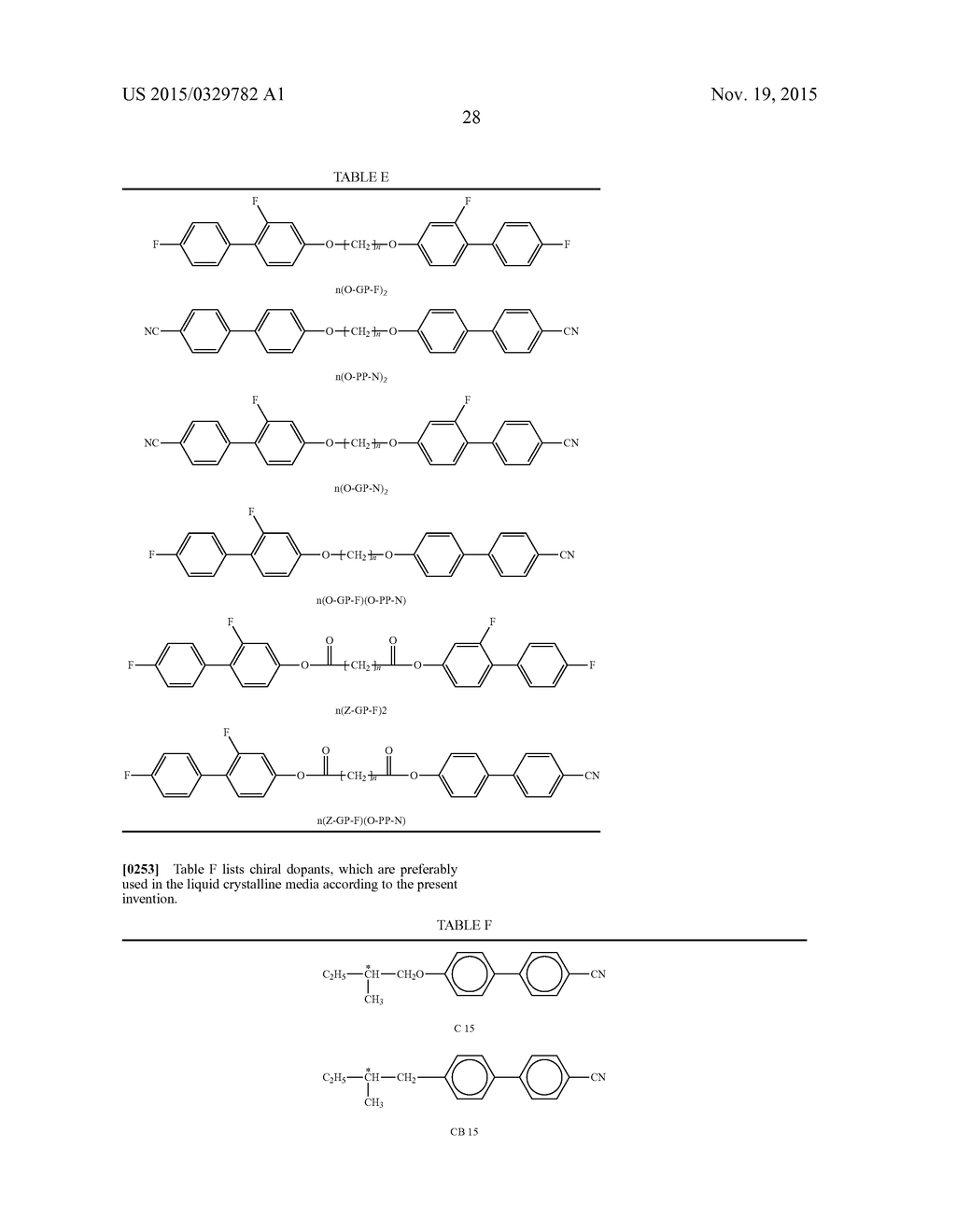 LIQUID CRYSTALLINE MEDIUM AND LIQUID CRYSTAL DISPLAY - diagram, schematic, and image 29