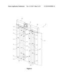 DEVICE FOR VERTICAL GALVANIC METAL, PREFERABLY COPPER, DEPOSITION ON A     SUBSTRATE AND A CONTAINER SUITABLE FOR RECEIVING SUCH A DEVICE diagram and image