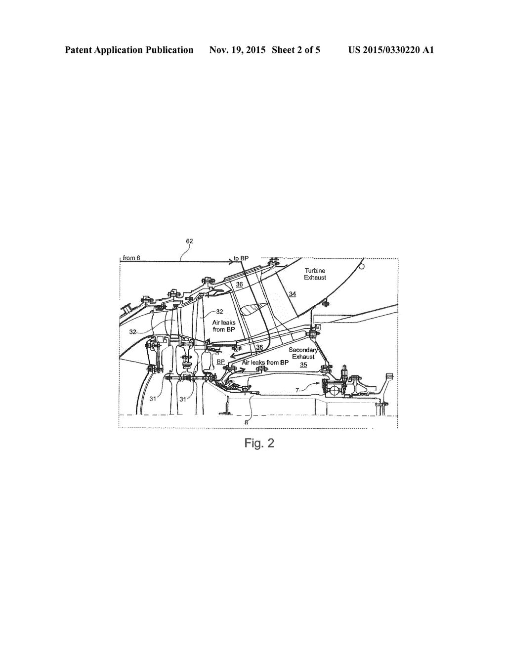 METHOD FOR BALANCING THRUST, TURBINE AND TURBINE ENGINE - diagram, schematic, and image 03