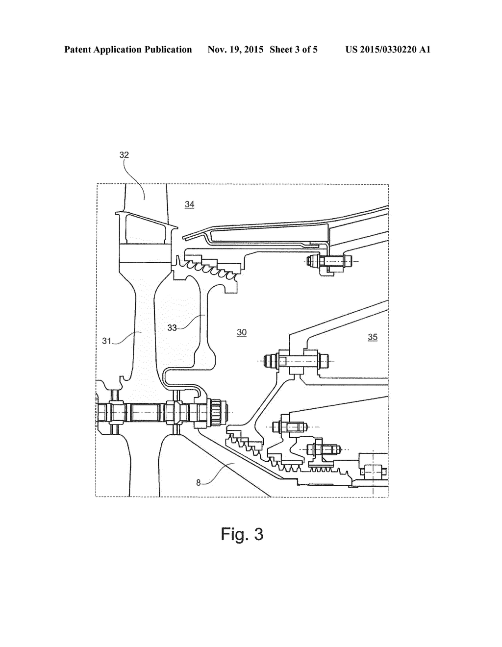 METHOD FOR BALANCING THRUST, TURBINE AND TURBINE ENGINE - diagram, schematic, and image 04