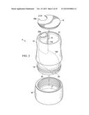 Dry Product Dosage Dispenser with Multiple Storage Compartments and Method     for Producing Same diagram and image