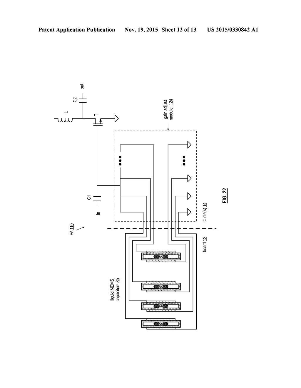 Radio Circuits and Components Thereof Including Temperature Responsive     Liquid MEMS - diagram, schematic, and image 13