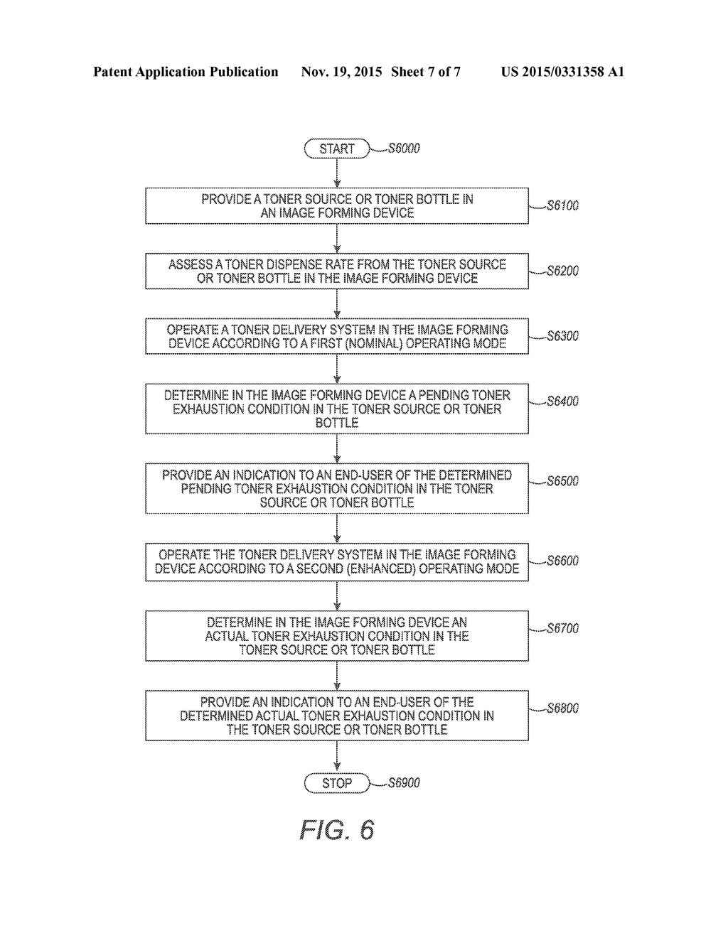 SYSTEMS AND METHODS FOR IMPLEMENTING ADVANCED TONER DISPENSING AND     EMPTYING OF TONER CARTRIDGE COMPONENTS IN IMAGE FORMING DEVICES - diagram, schematic, and image 08