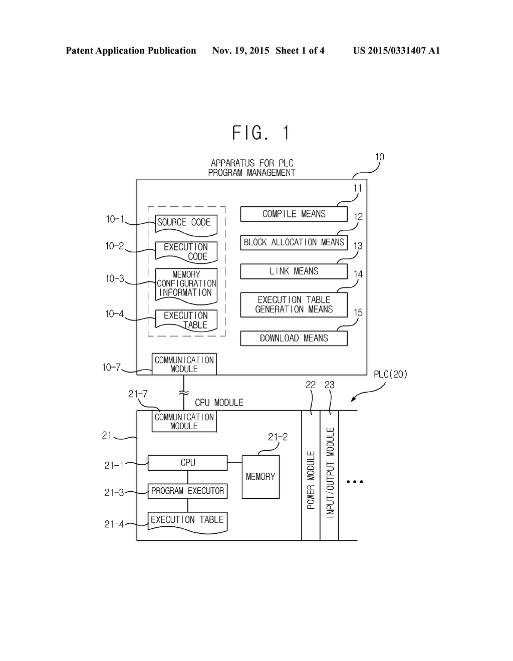 APPARATUS FOR PROGRAM MANAGEMENT OF PROGRAMMABLE LOGIC CONTROLLER - diagram, schematic, and image 02